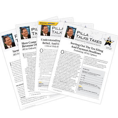 Pilla Talks Taxes Newsletters